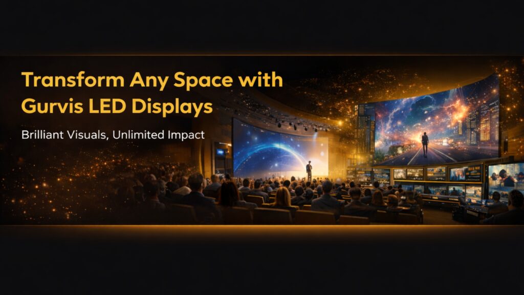 Transform Any Space with Gurvis LED Displays: Brilliant Visuals, Unlimited Impact