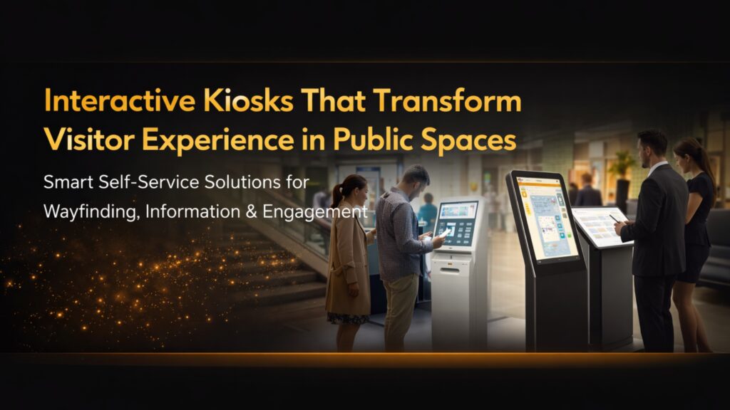 Interactive Kiosks That Transform Visitor Experience in Public Spaces