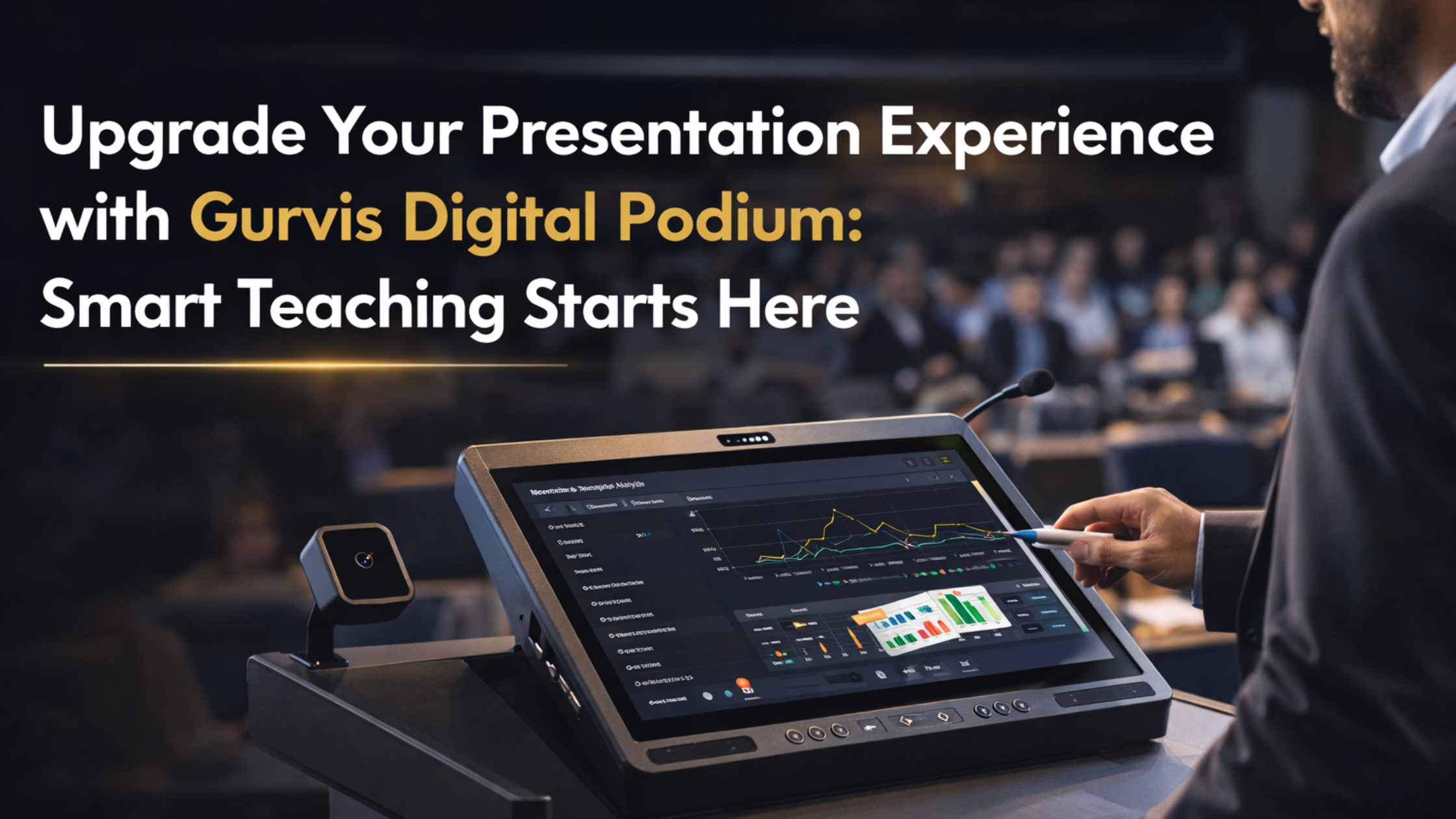 Upgrade Your Presentation Experience with Gurvis Digital Podium: Smart Teaching Starts Here