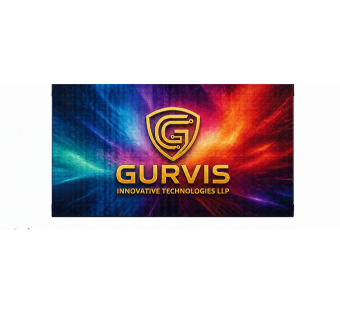Gurvis Indoor Video Wall – front view showcasing seamless high-resolution LED display