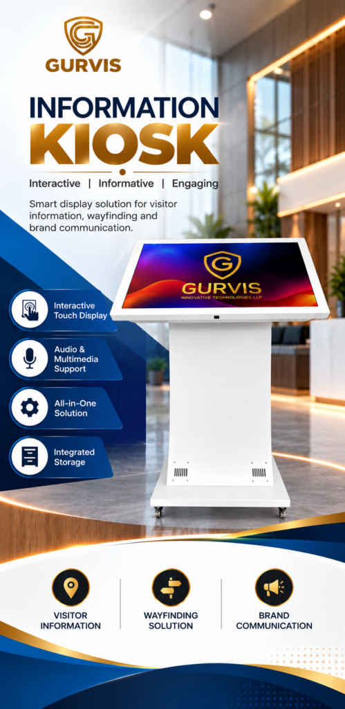 Gurvis Information Kiosk – interactive touch screen for wayfinding