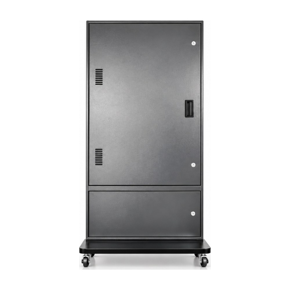 Gurvis Digital Standee – back profile with secure ventilation and sturdy heavy base