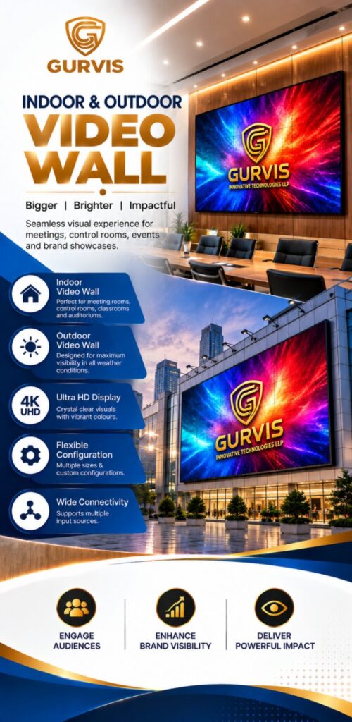 Gurvis indoor and outdoor LED video wall – bigger, brighter, impactful